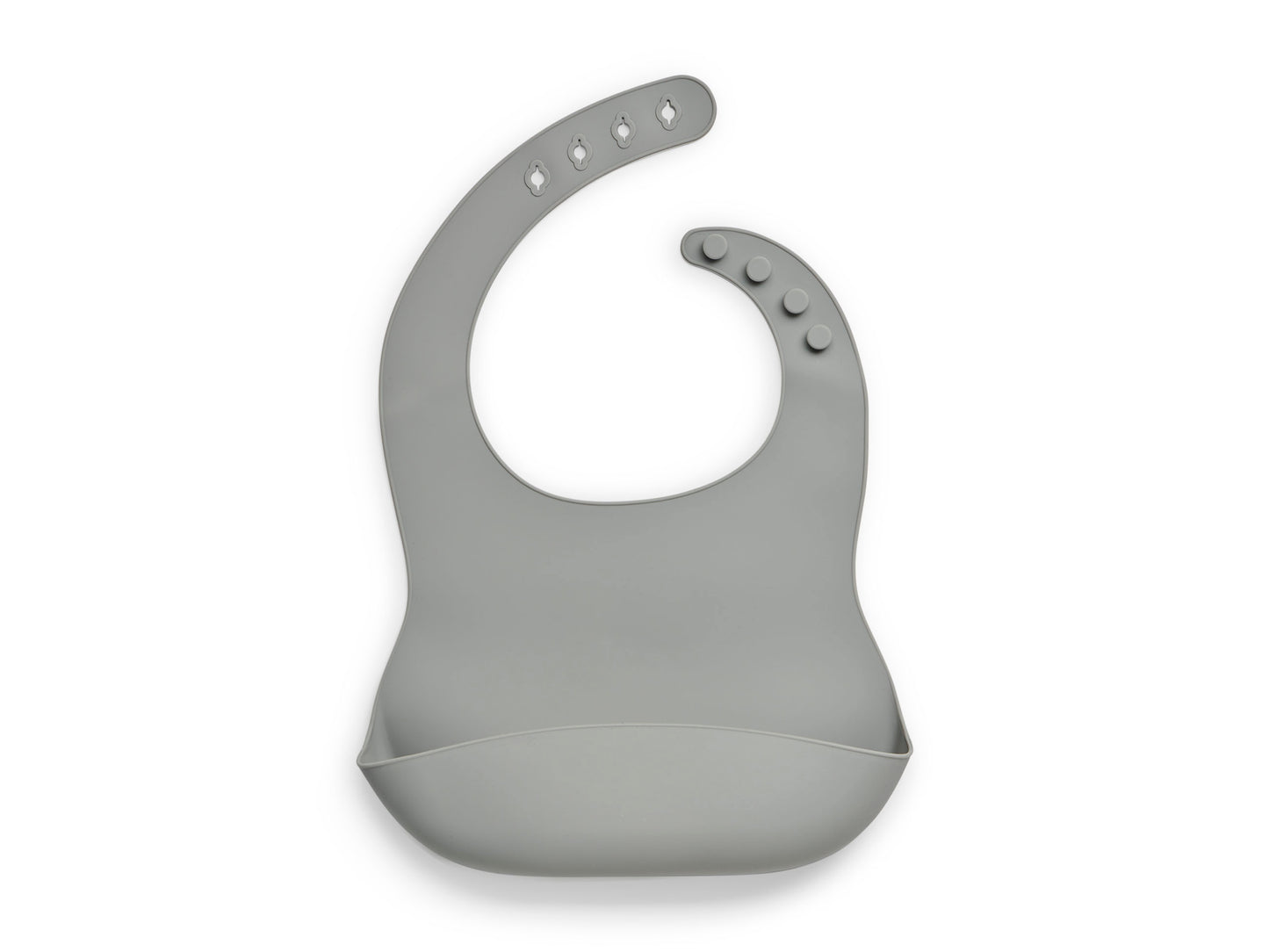 Siliconen slabber | Storm grey