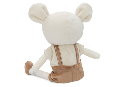 Knuffel Mouse - Bowie | Creme kleurig