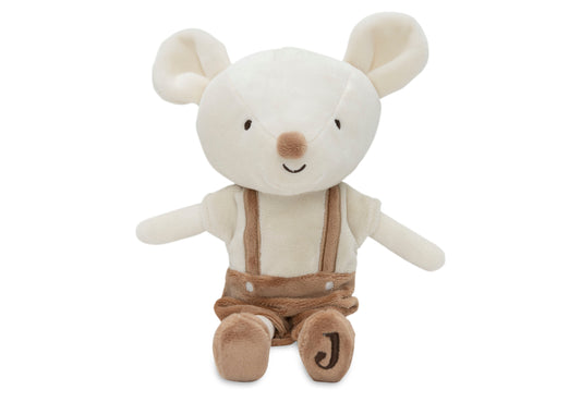 Knuffel Mouse - Bowie | Creme kleurig