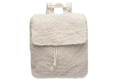 Kinderrugzakje | Mogelijk met naam | Boucle Naturel | Jollein | Crème kleurig
