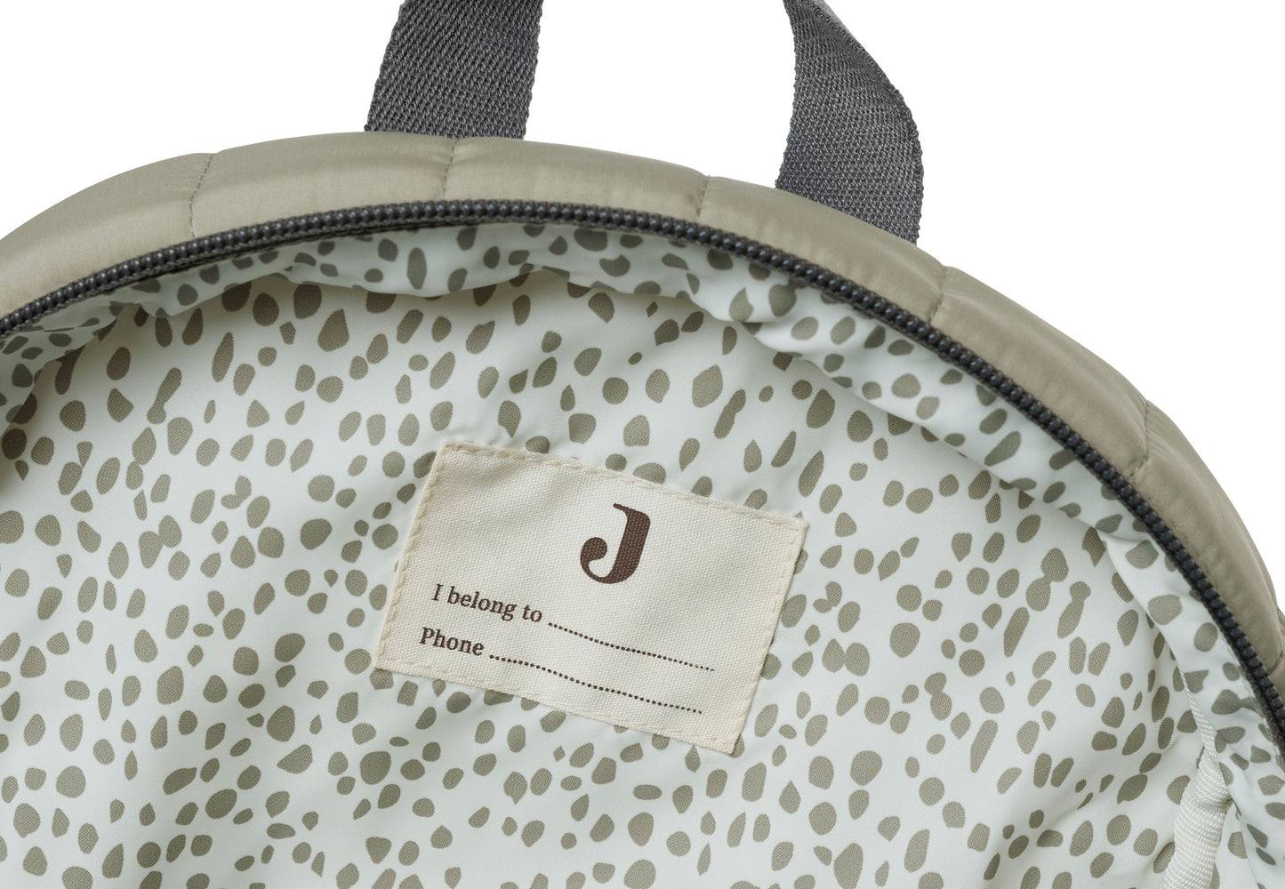 Kinderrugzakje | Puffed olive green | Jollein | Olijf groen