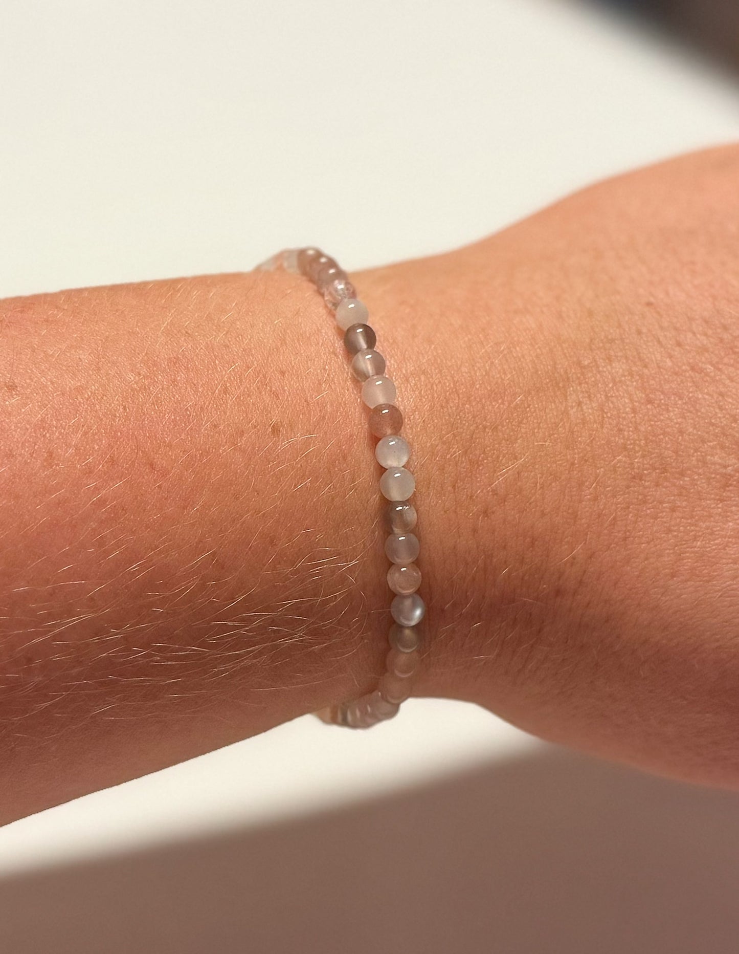 Maansteen armband | Multi color | 4 mm