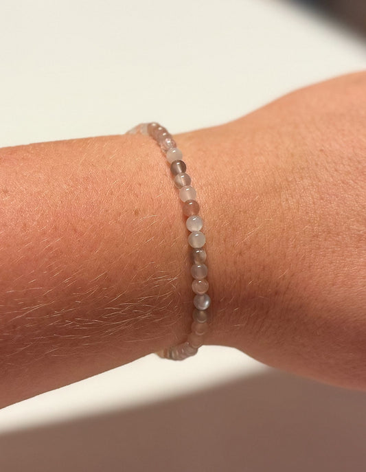 Maansteen armband | Multi color | 4 mm