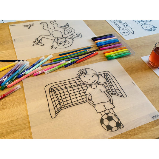 Herkleurbare placemat | Goal