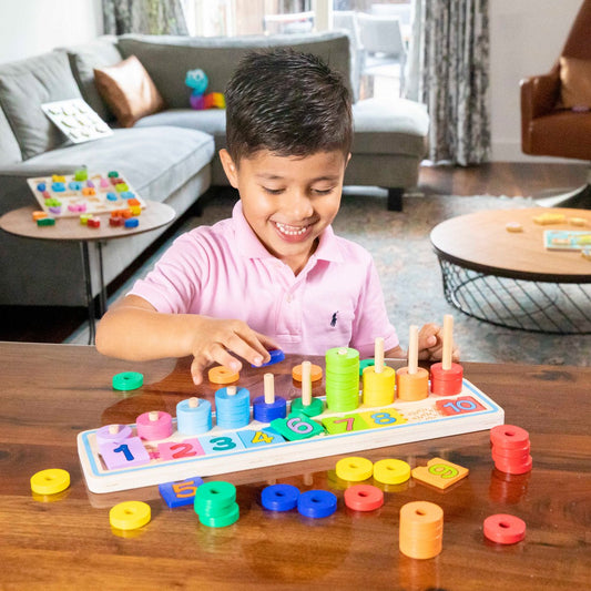 Houten tel spel | Rekenspel | New Classic Toys - Leren tellen