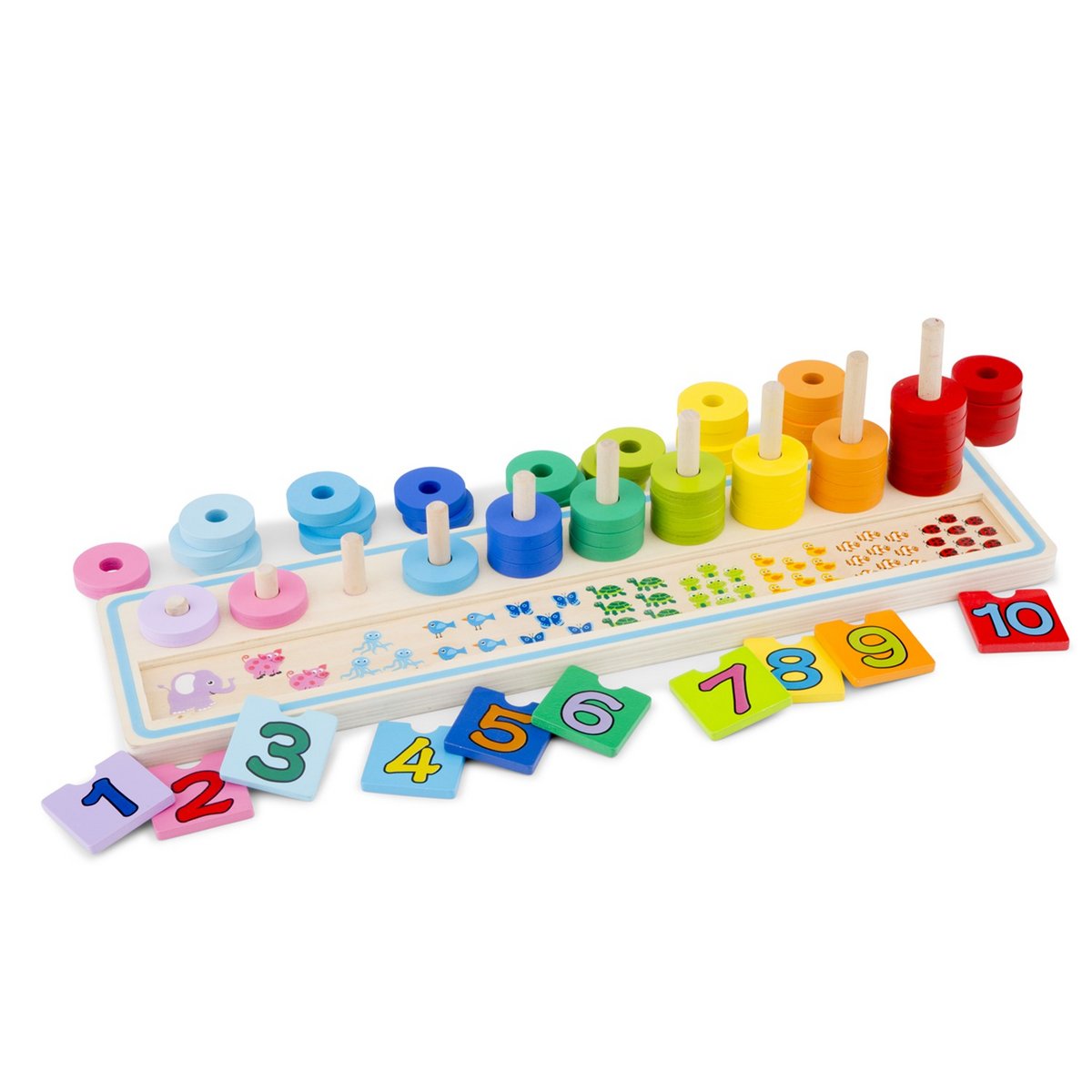 Houten tel spel | Rekenspel | New Classic Toys - Leren tellen