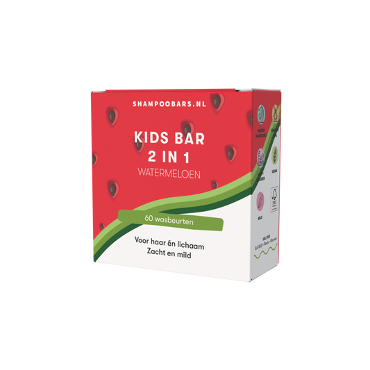 2 in 1 Kids Bar | Shampoobars.nl | Watermeloen
