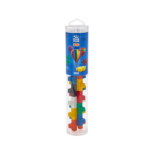Plus-Plus BIG tube - Basic (15 stuks)