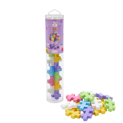 Plus-Plus BIG tube - Pastel (15 stuks)
