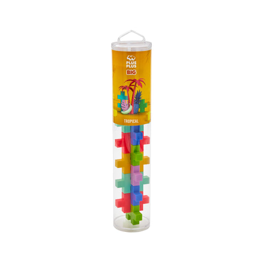 Plus-Plus BIG tube - Tropical (15 stuks)