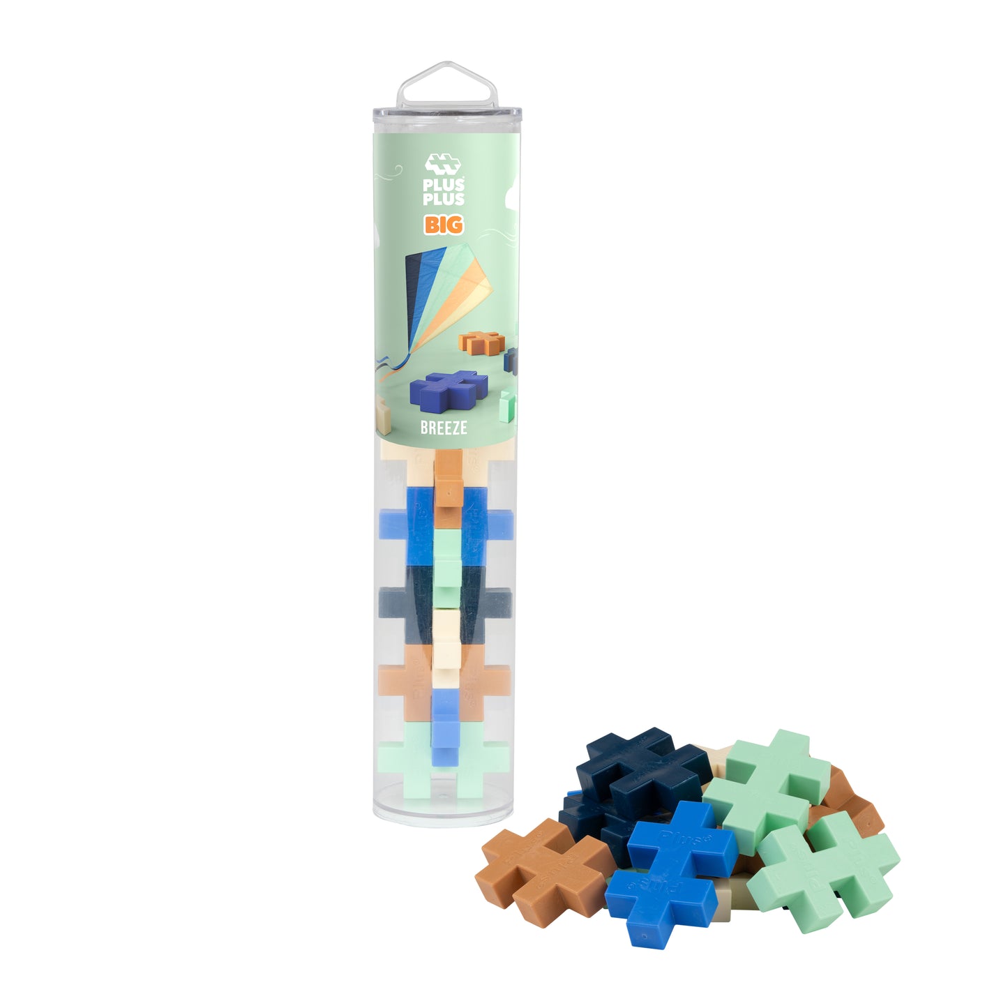 Plus - Plus BIG tube - Breeze (15 stuks)