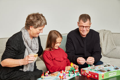 Plus-plus Adventskalender - Santa's world