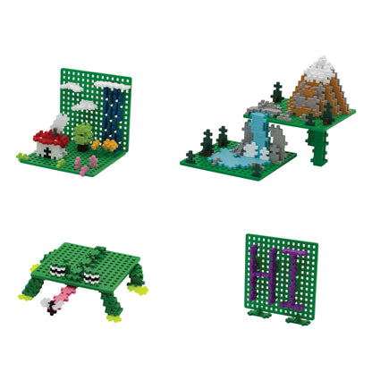 Plus-Plus - Bouwplaat groen (2 stuks)
