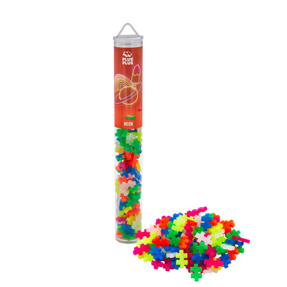 Plus-Plus tube - Neon (100 stuks)