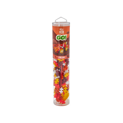 Plus-Plus tube auto - Vuur (200 stuks)