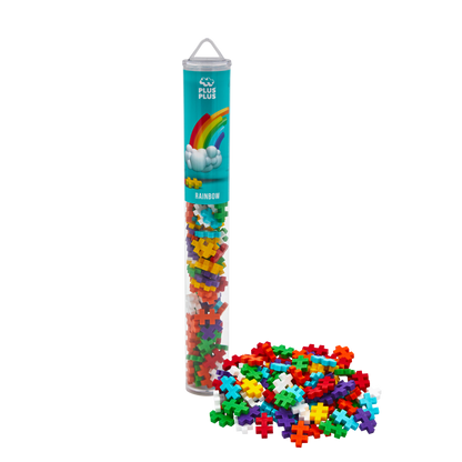 Plus-Plus tube - Rainbow (100 stuks)