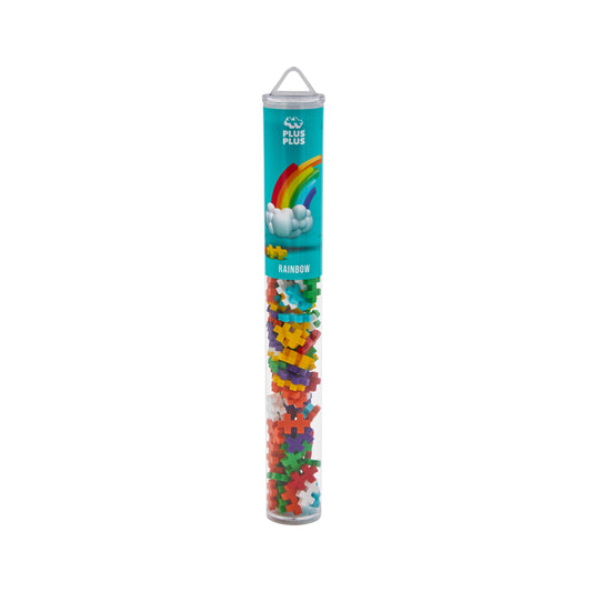 Plus-Plus tube - Rainbow (100 stuks)