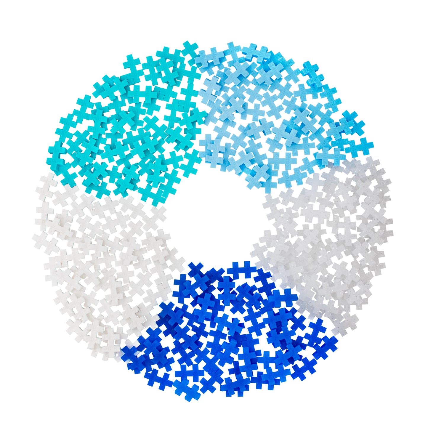 Plus-Plus tube - Glitter frost (240 stuks)