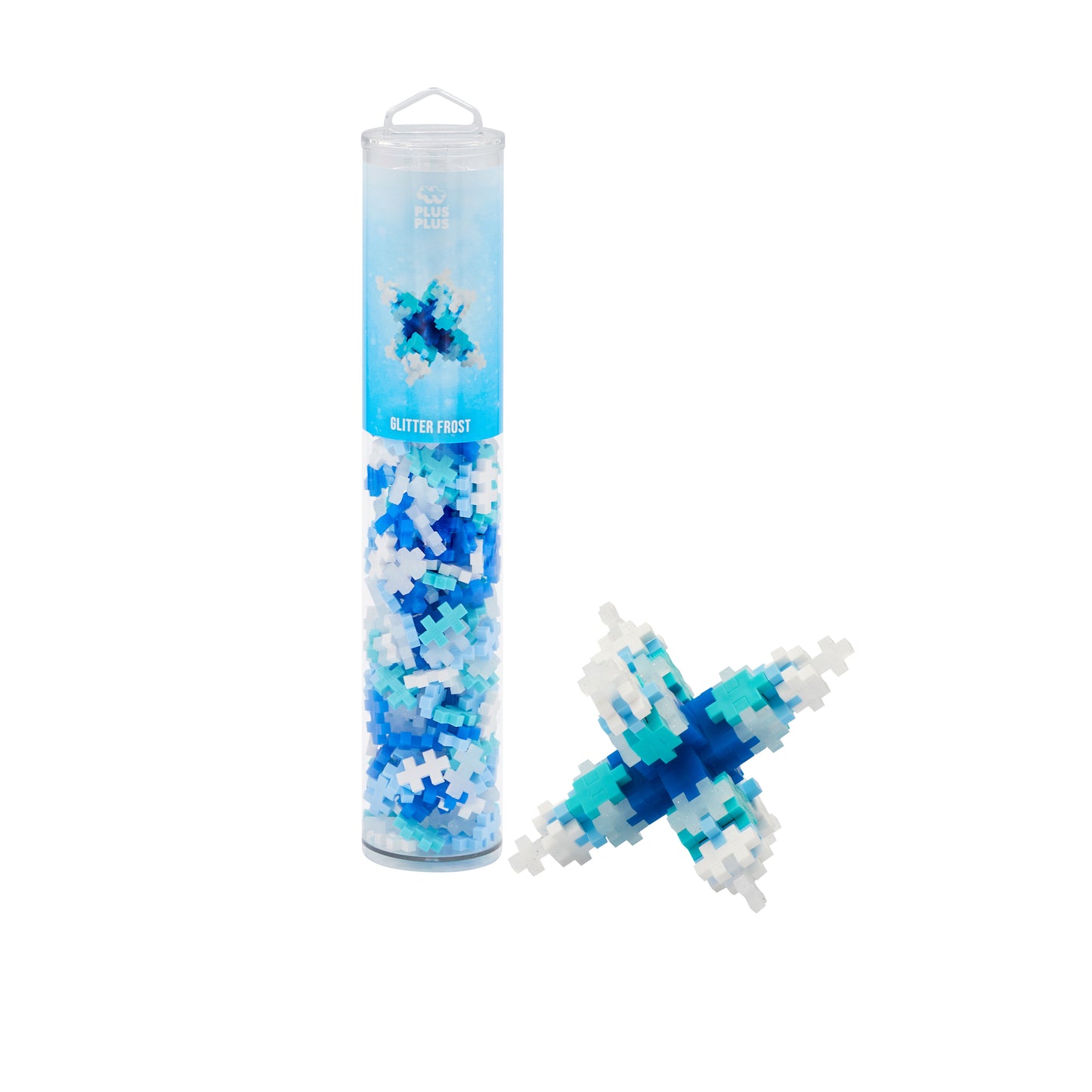 Plus-Plus tube - Glitter frost (240 stuks)