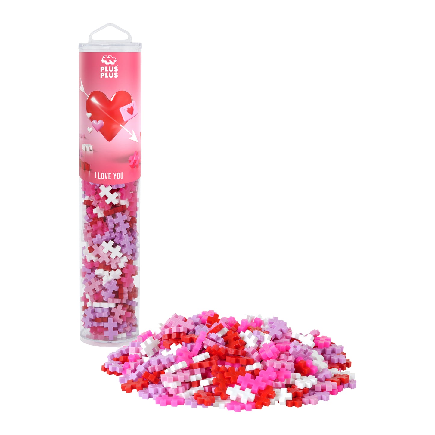 Plus-Plus tube - I love you (240 stuks)
