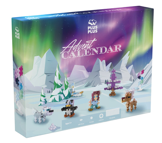 Plus-plus Adventskalender - Santa's Northern Lights adventure
