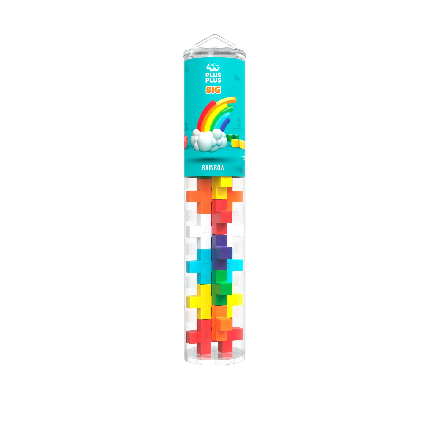 Plus - Plus BIG tube - Rainbow (15 stuks)