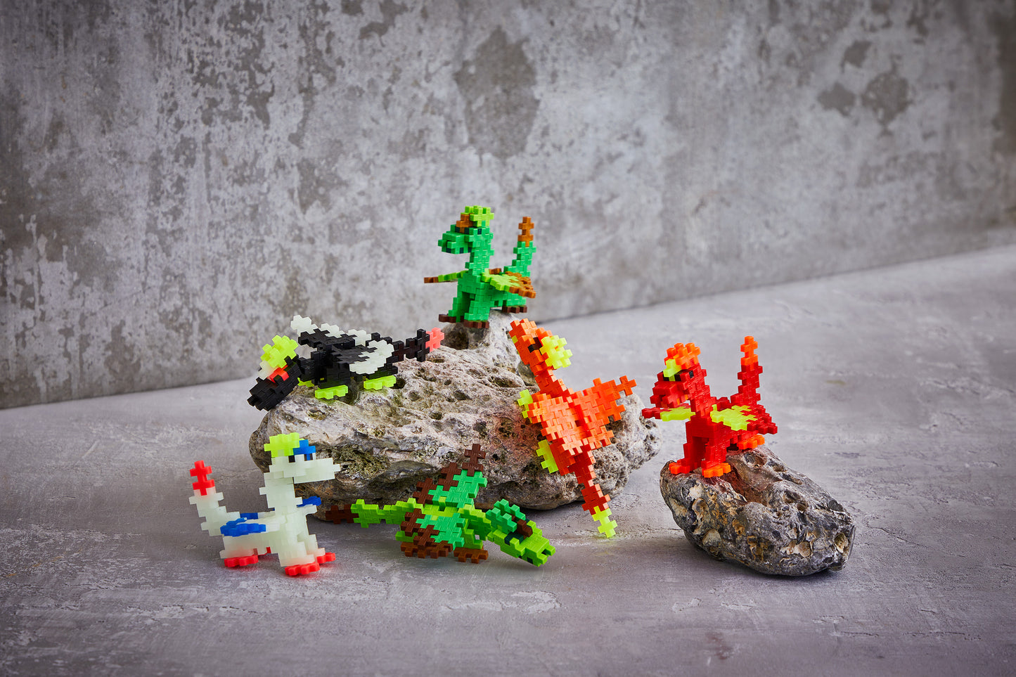 Plus-Plus tube - Earth dragons (100 stuks)