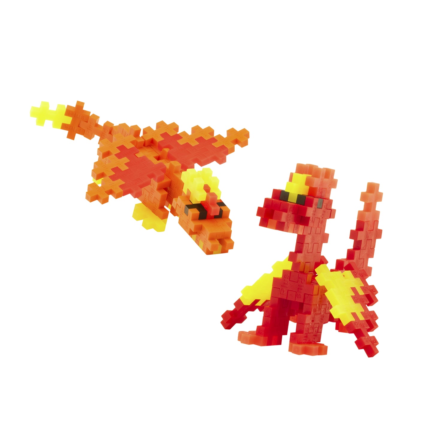 Plus-Plus tube - Fire dragons (100 stuks)
