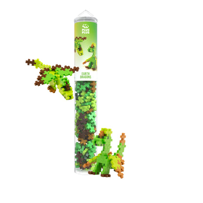 Plus-Plus tube - Earth dragons (100 stuks)