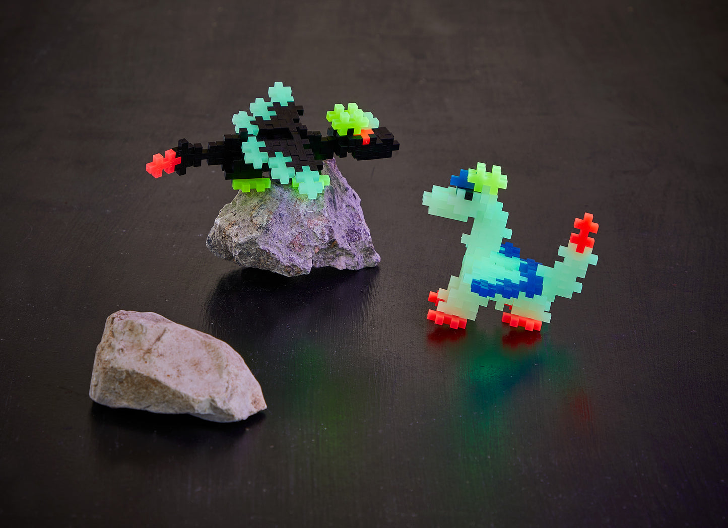 Plus-Plus tube - Glow dragons (100 stuks)