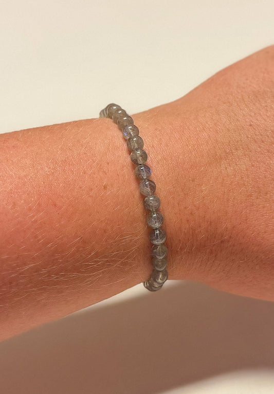 Labradoriet armband 4 mm