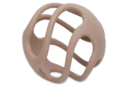Jollein bijtspeelgoed bal siliconen - Biscuit