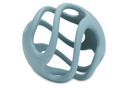 Jollein bijtspeelgoed bal siliconen - Sea green