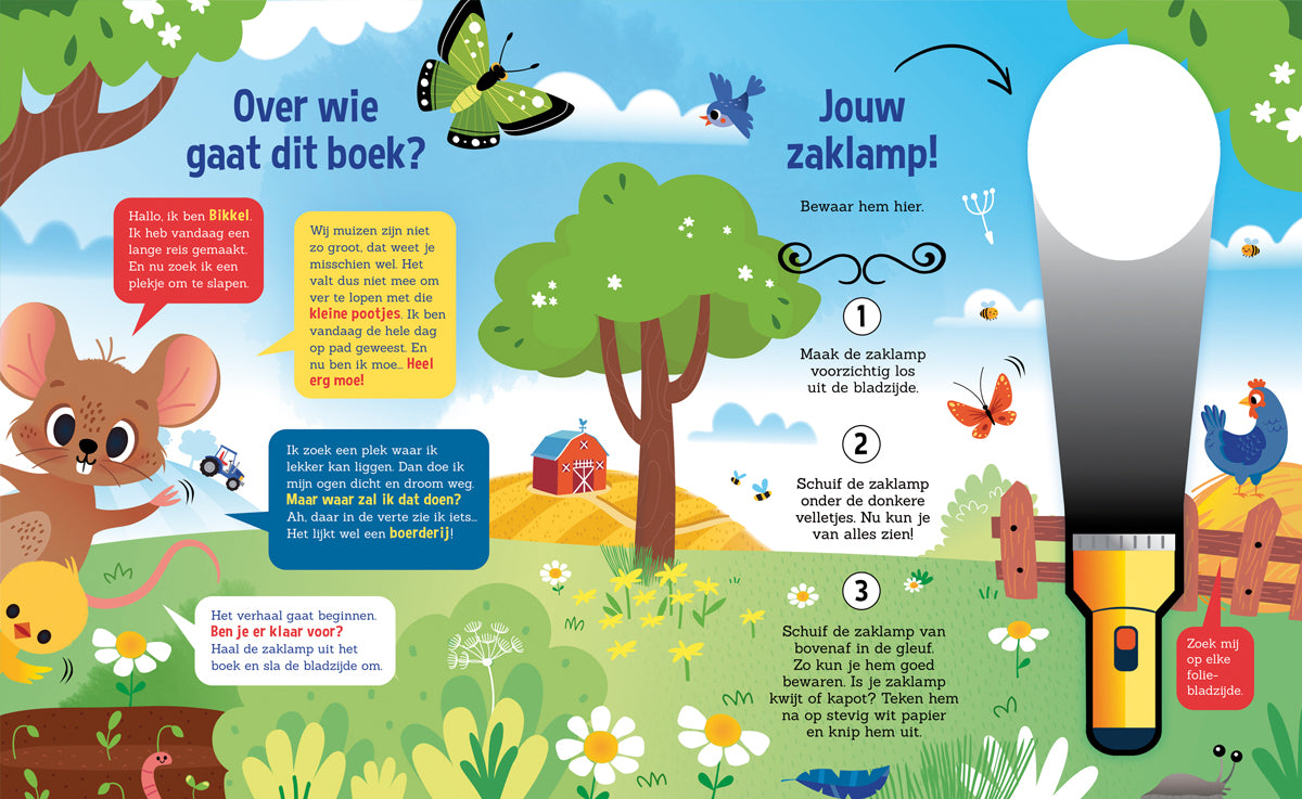 Zaklampboek - Speuren op de boerderij