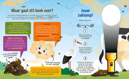 Zaklampboek | Speuren naar drolletjes en scheetjes | Zoekboek
