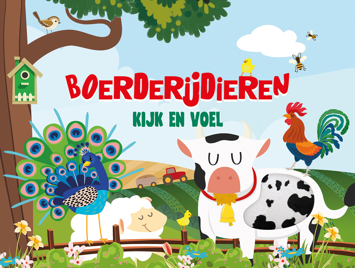 Voelboek | Kijk en voel - Boerderijdieren