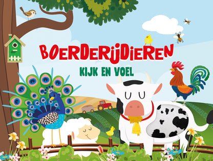 Voelboek | Kijk en voel - Boerderijdieren