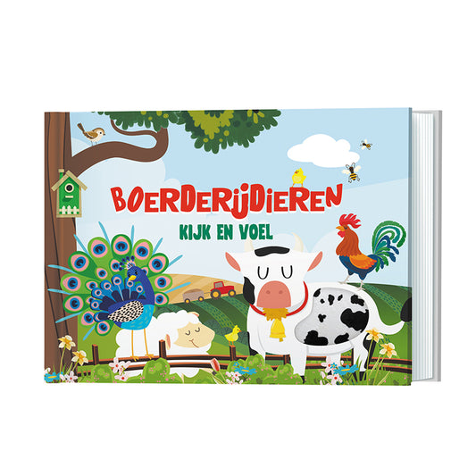 Voelboek | Kijk en voel - Boerderijdieren