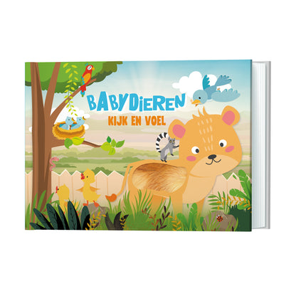 Voelboek | Kijk en voel - Babydieren