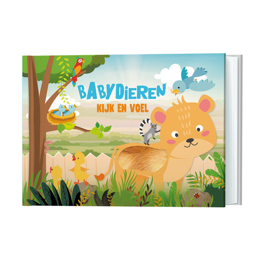 Voelboek | Kijk en voel - Babydieren