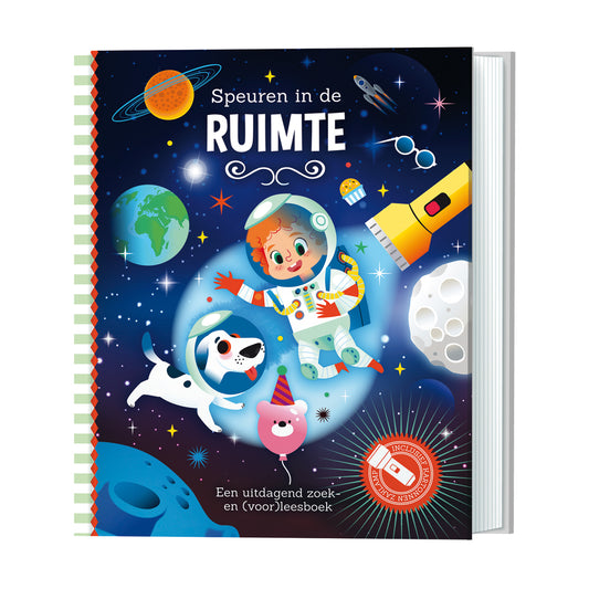Zaklampboek | Speuren in de ruimte | Zoekboek
