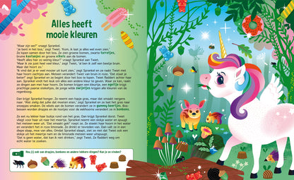 Zaklampboek | Speuren naar unicorns | zoekboek