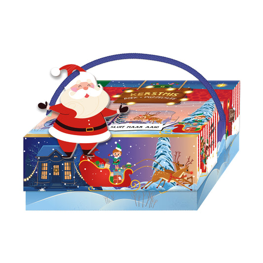Puzzelslee boek - Kerstmis