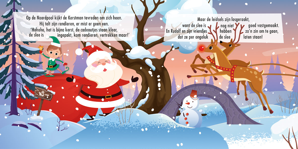 Puzzelslee boek - Kerstmis