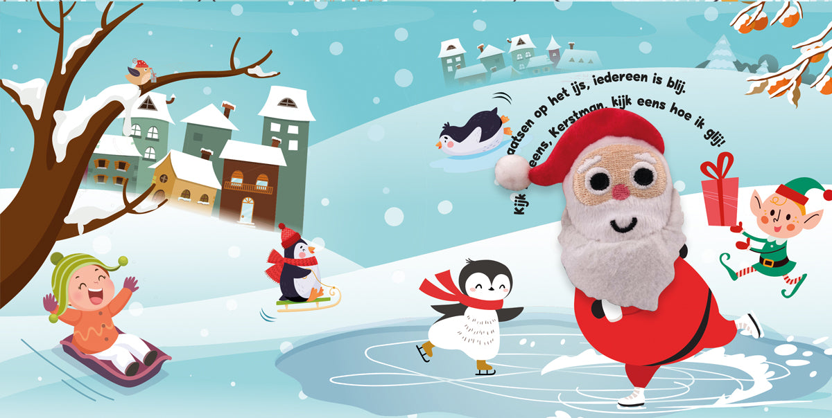 Vingerpopboekje - Het geheim van de kerstman