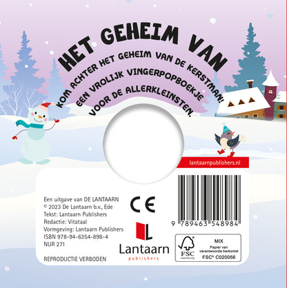 Vingerpopboekje - Het geheim van de kerstman