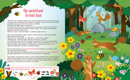 Zaklampboek | Speuren in het bos | Zoekboek