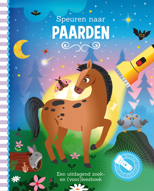 Zaklampboek | Speuren naar paarden | Zoekboek