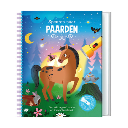 Zaklampboek | Speuren naar paarden | Zoekboek