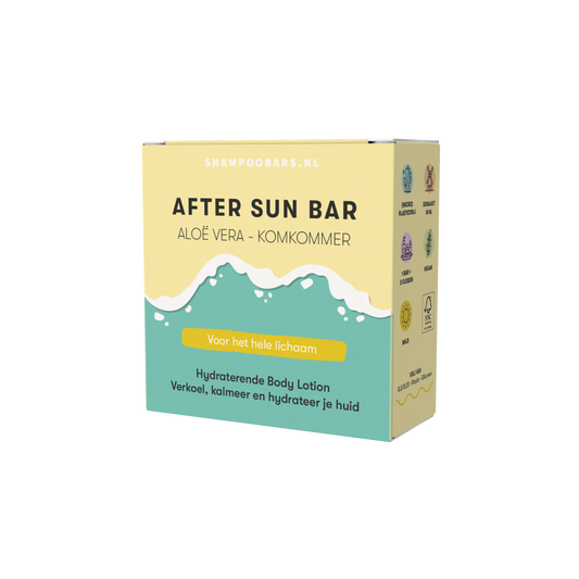 After sun bar | Aloë vera - komkommer | Shampoobars.nl